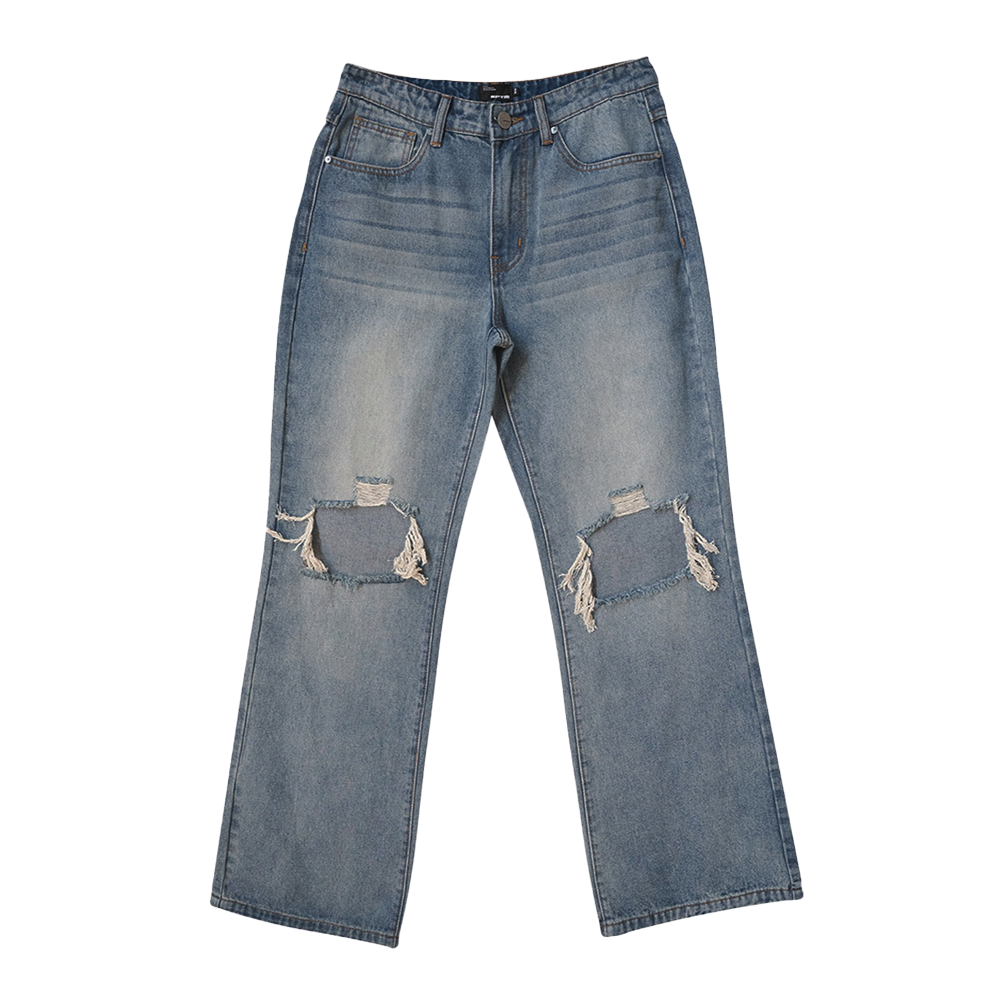 Distressed Baggy Jean