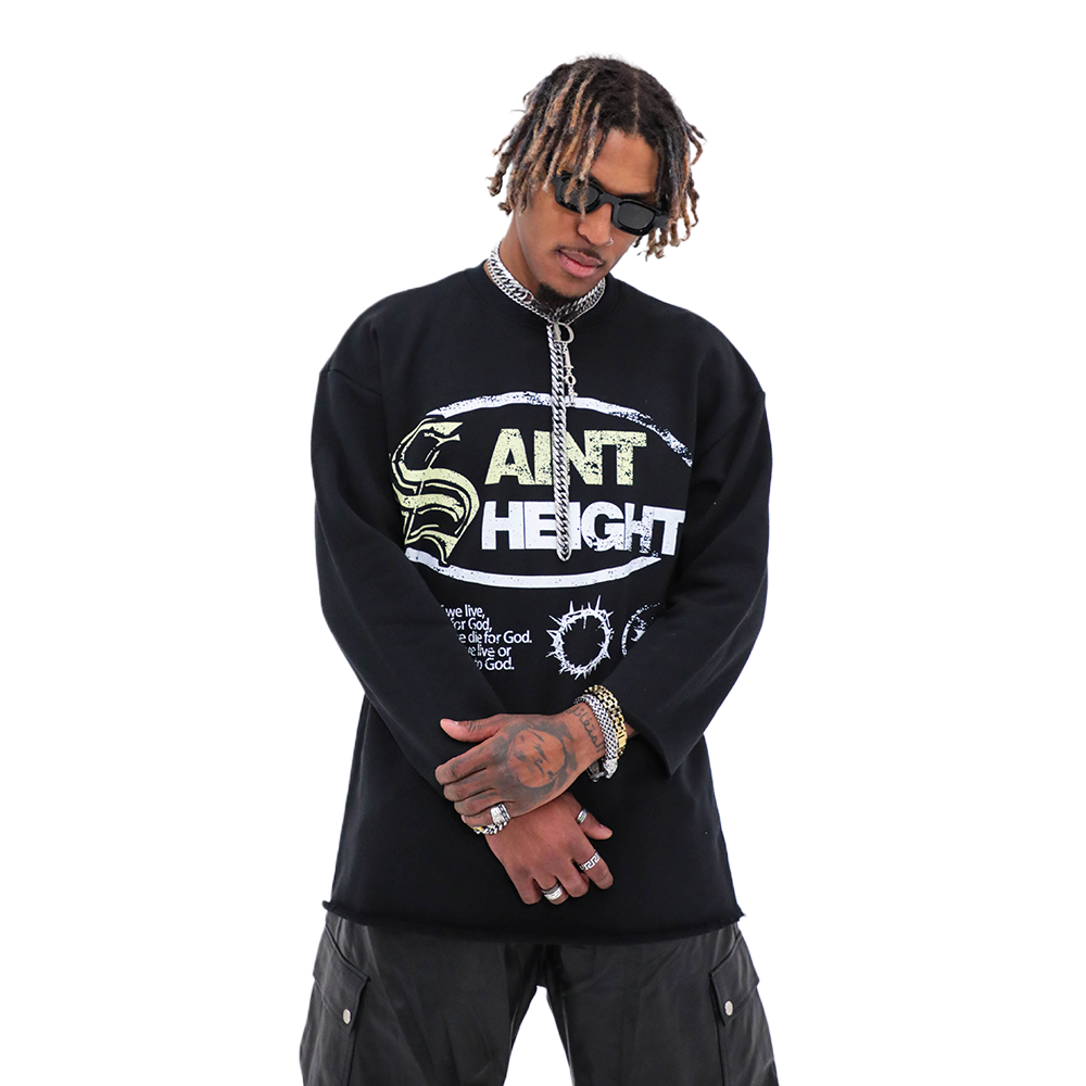 Saint Heights | Black Sweatshirt