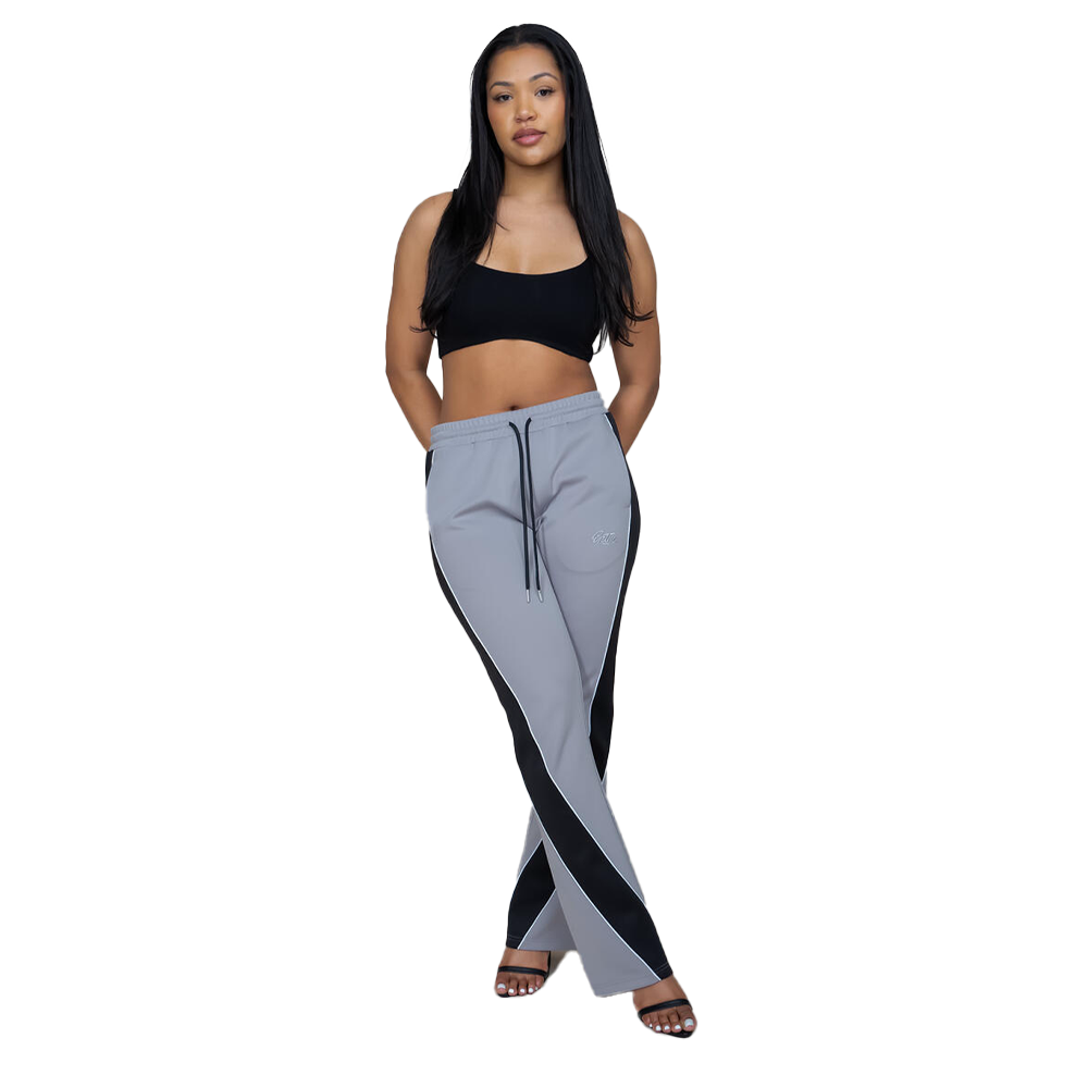 Twisted Track Pant (Grey)